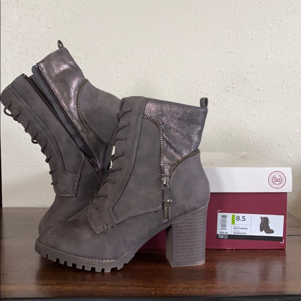 So Brand Brown Booties